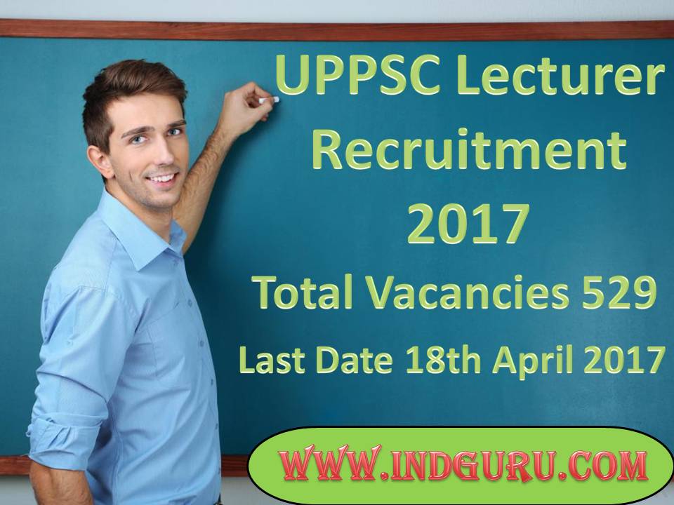 UPPSC Lecturer Recruitment