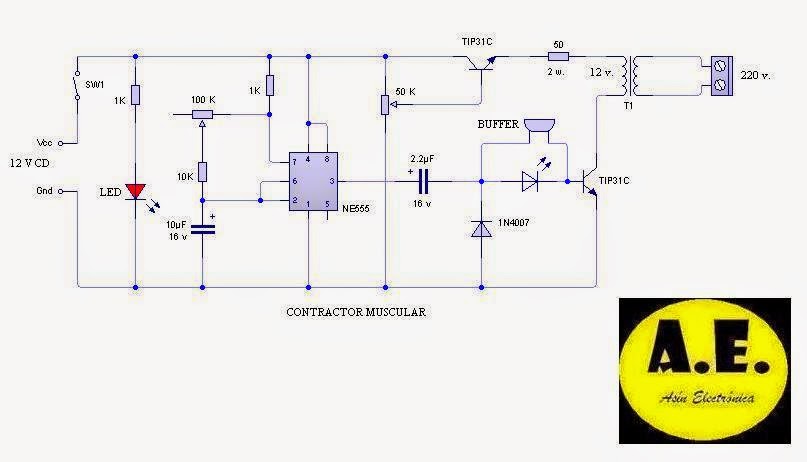 electroestimulador muscular casero