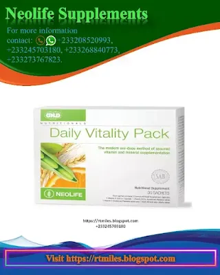 Neolife (GNLD) Daily Vitality Pack Provides more than just a single vitamin and mineral supplement.