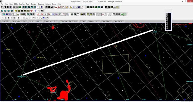 Palmia Observatory Resident Astronomer uses Megastar to plot camera field of view