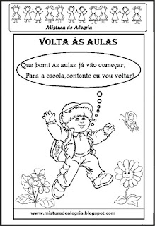 Atividades de volta as aulas