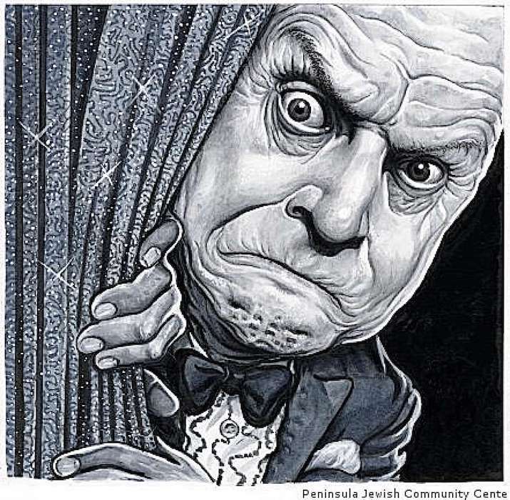 a Drew Friedman caricature of old comedian Don Rickles