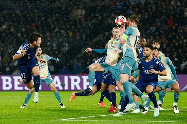 باريس سان جيرمان، مانشستر سيتي، دوري أبطال أوروبا، ريمونتادا، عثمان ديمبلي، غريليش، هالاند.