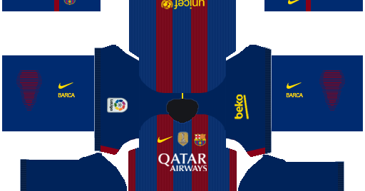 Barcelona Kits 16 17 Dream League Soccer 15 Kuchalana