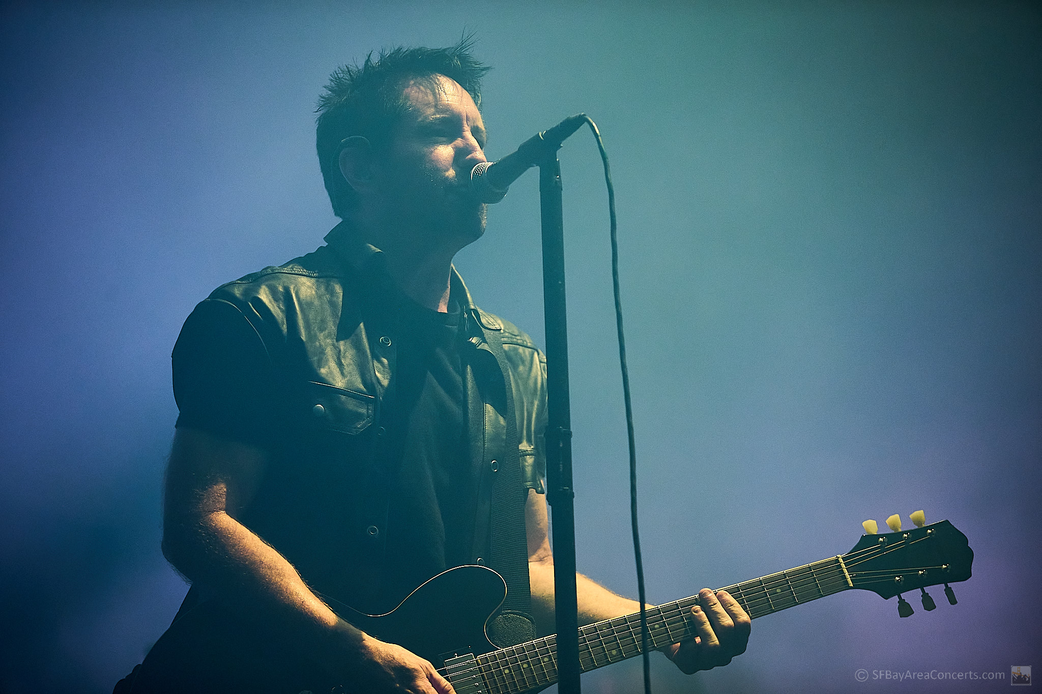 Trent Reznor of Nine Inch Nails @ the Greek Theater (Photo: Kevin Keating)