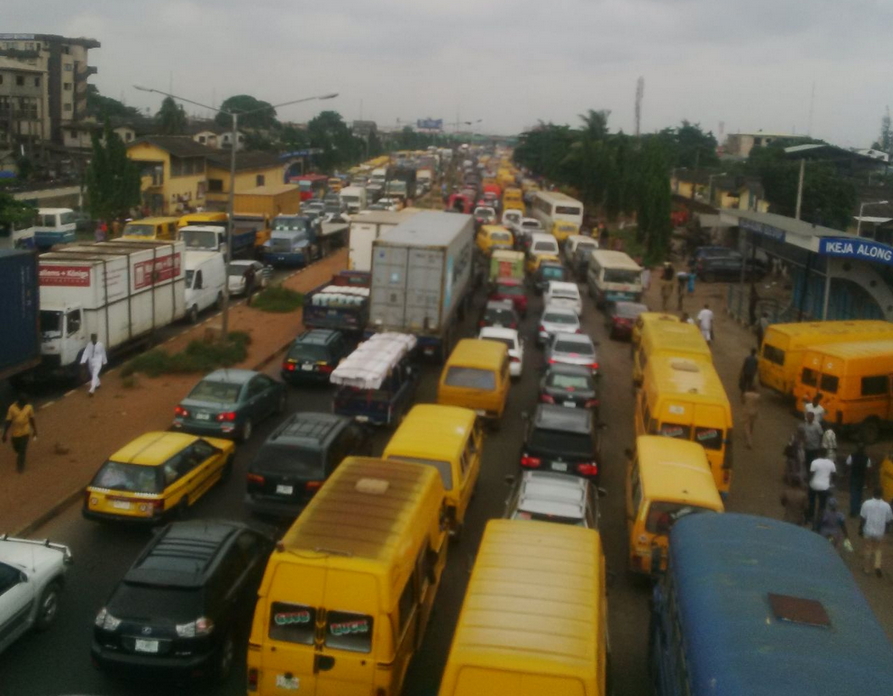 traffic jam ikeja lagos