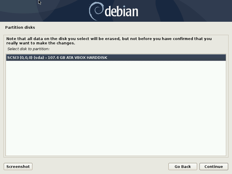 Pilih Vbox Hardisk