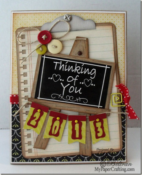 thinking of you chalkboard card-475