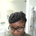 Summer Protective Styles: Twisted Side Pin Curls with a Swoop