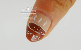 Coffee Nail Art