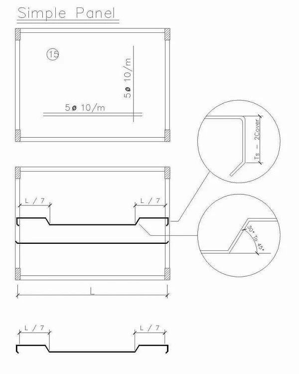 البلاطات الخرسانية المصمتة | Solid Slabs