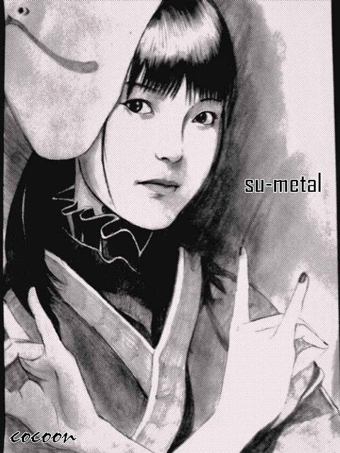 Desenho realista da Su-metal