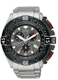 Eco-Drive Titanium Perpetual Calendar Alarm Chronograph