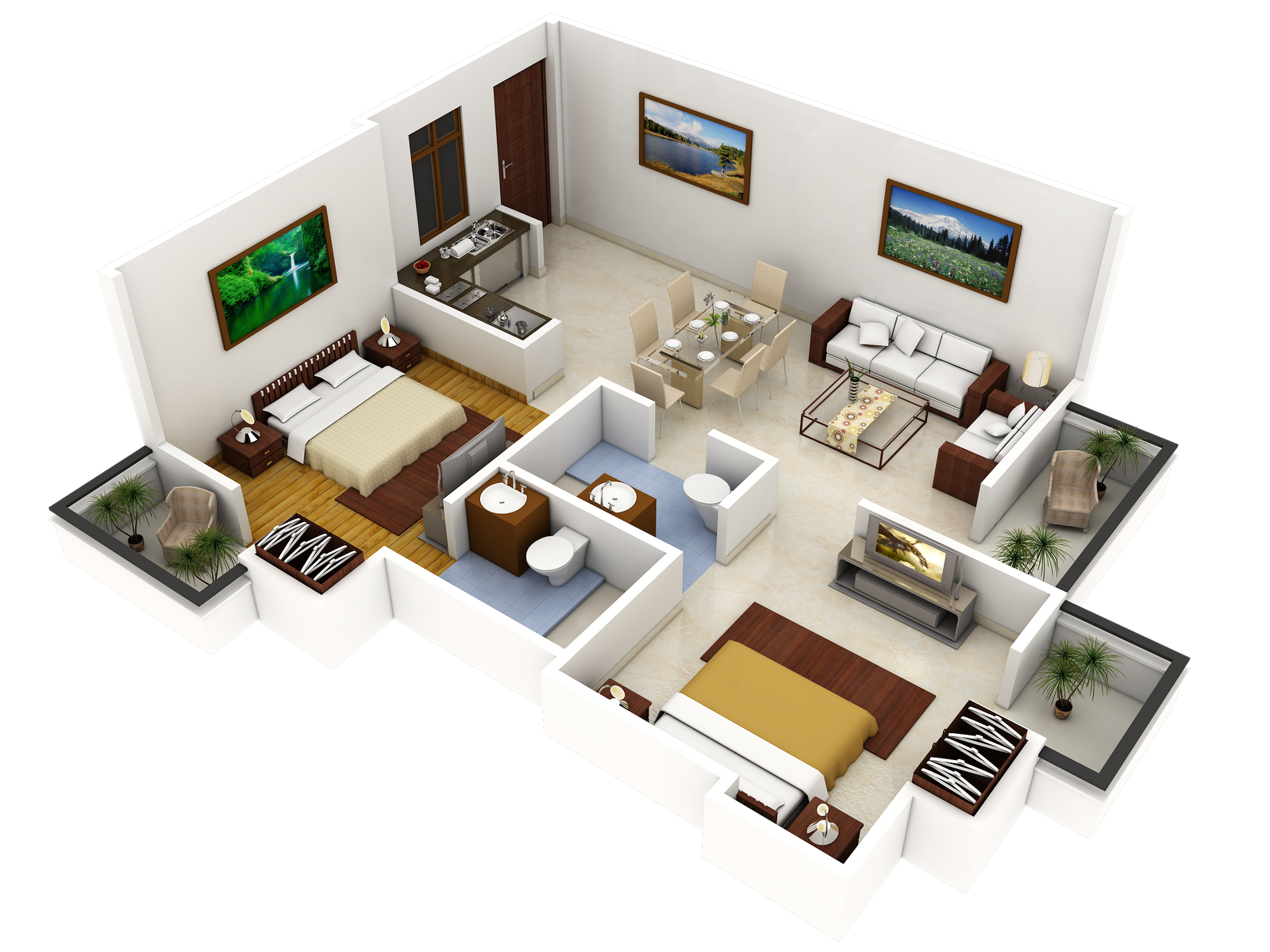 3D Home Design Floor Plan