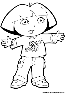 Dora the explorer coloring pages