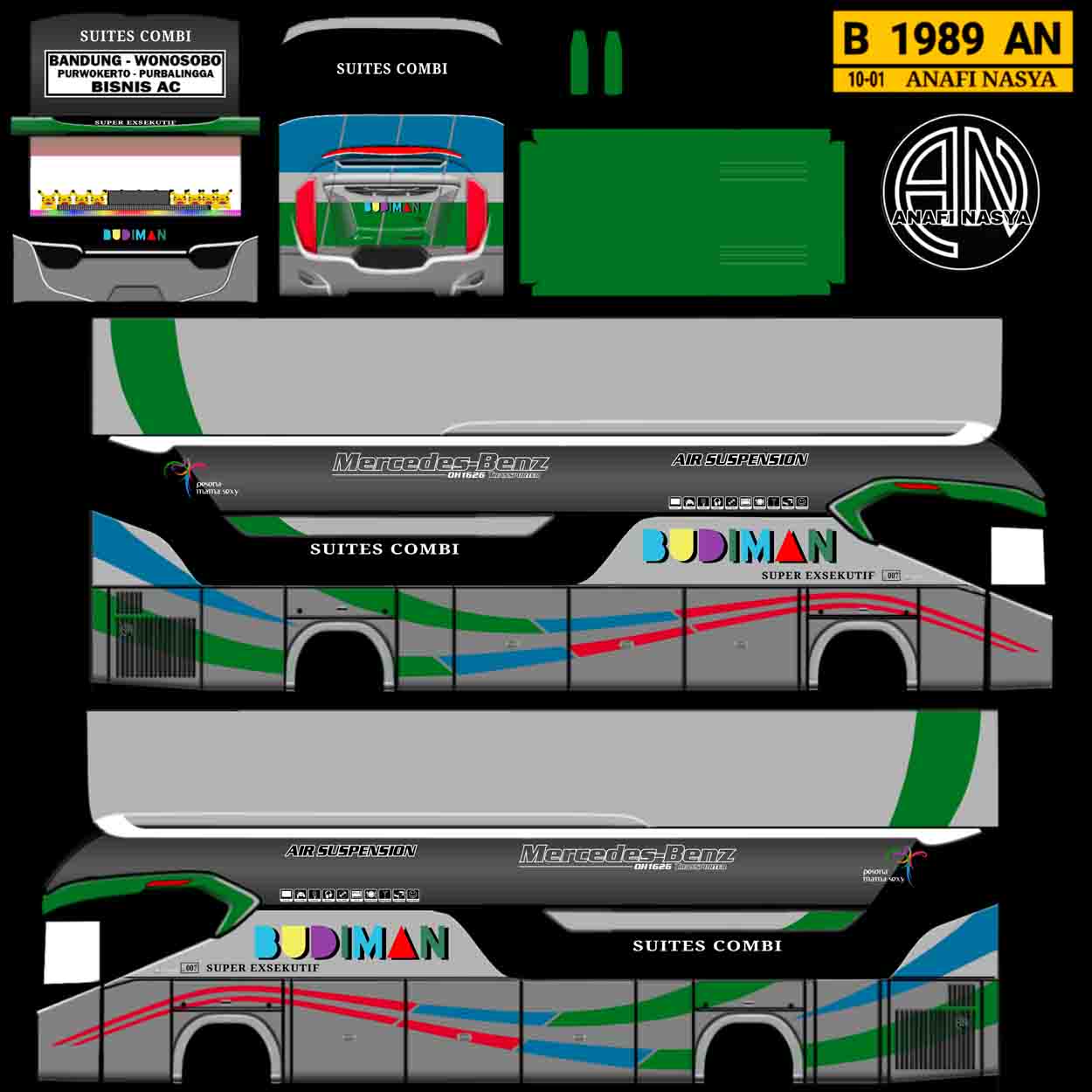 download livery bussid budiman srikandi shd