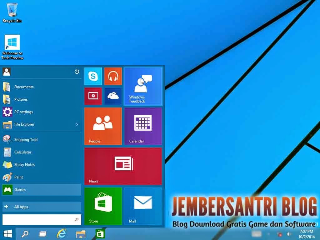 Windows 10 Technical Preview x86/x64