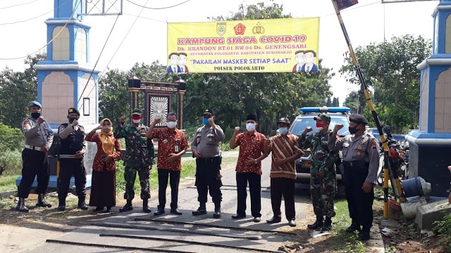 PEMBENTUKAN KAMPUNG SIAGA COVID-19 DI POLOKARTO, SUKOHARJO