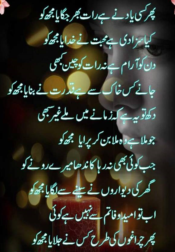 Ghazals Best Sad Urdu Poetry Shayari Ghazals  Romantic Poetry English SMS Love Poetry SMS In Urdu Pic Wallpapers