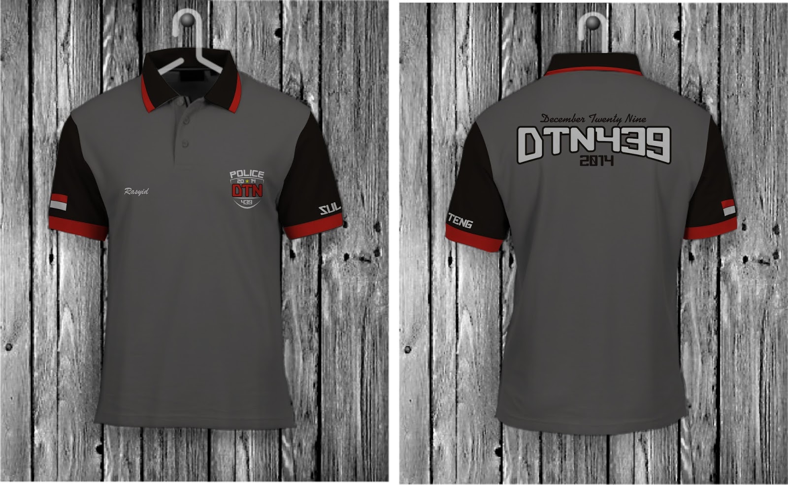 ORI Design Ninety Nine Desain  Kaos Polo  DTN 439 Sulteng