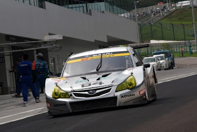 2009 Subaru Legacy B4 GT300 Front Angle View