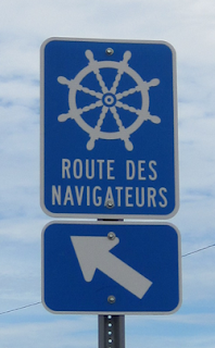 Route Des Navigateurs Road Sign