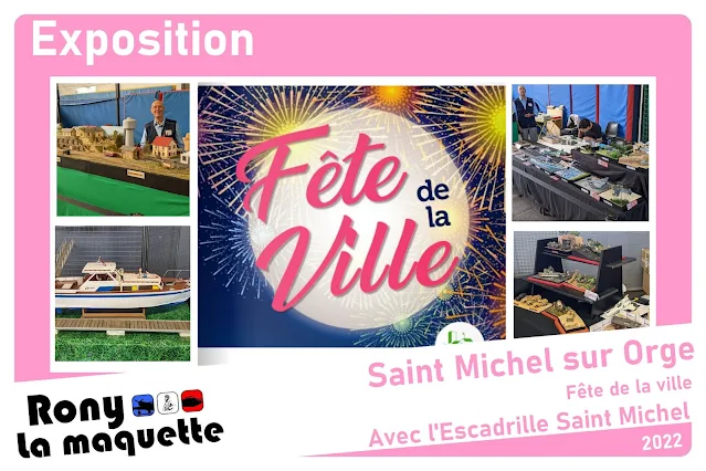 Fête de la ville de Saint Michel sur Orge 2022 avec l'Escadrille Saint Michel.