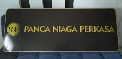 Display Acrylic Double Layer Visual Vinyl Sticker Printing Panca Niaga Perkasa