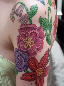 Designs of Attractive Holy Flower Tattoos, Holy Flower Awesome Designs Tattoos, Flower Holy Tattoos Design, Women, Parts, Flower.
