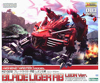 Kotobukiya HMM 1/72  RZ-028 BLADE LIGER AB LEON VER. RENEWAL Color Guide & Paint Conversion Chart 