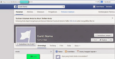 Cara Mengganti URL Profile Facebook yang Sudah Limit