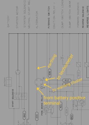 jcb alternator wiring diagram| 3dx super