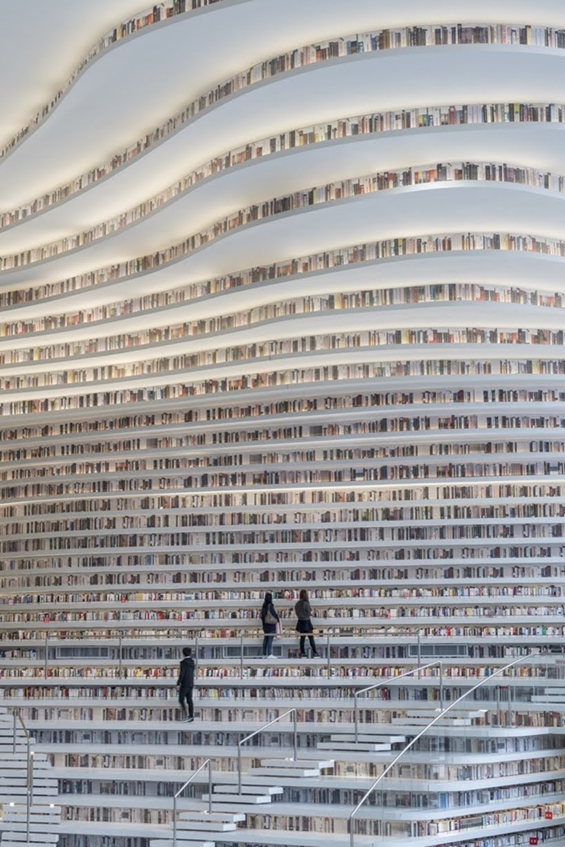Biblioteca Tianjin Binhai por MVRDV + Tianjin Urban Planning and Design Institute