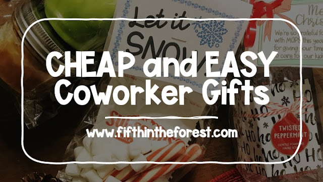 Pinnable image for  Cheap and Easy Coworker Gifts