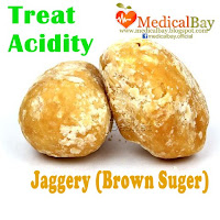 Use Jaggery acidity treatment