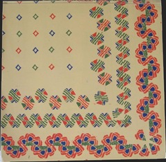 estampa da toalha em papel
