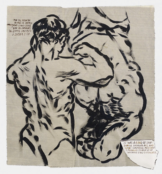 drawing Raymond Pettibon Untitled ("It was a..."), 2016