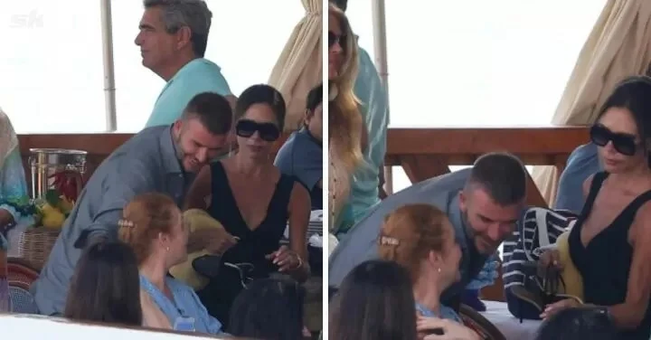 Victoria and David Beckham run into Sarah Ferguson while partying on yacht in Italy's Amalfi coast