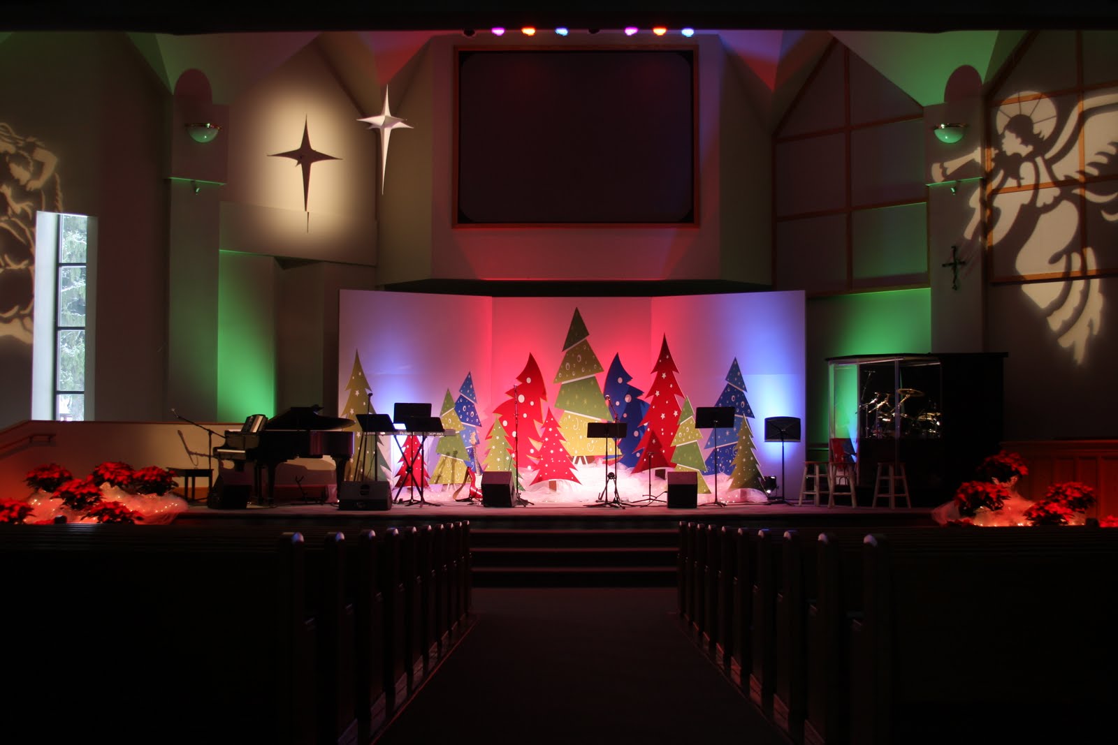 Church Stage Decorating Ideas