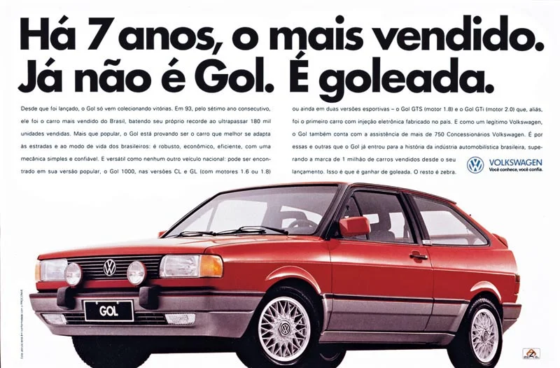 VW Gol GTI - carro mais vendido