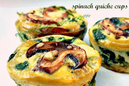 Spinach Quiche Cups