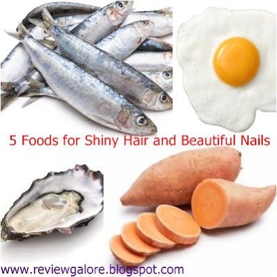 5 Foods for Shiny Hair and Beautiful Nails