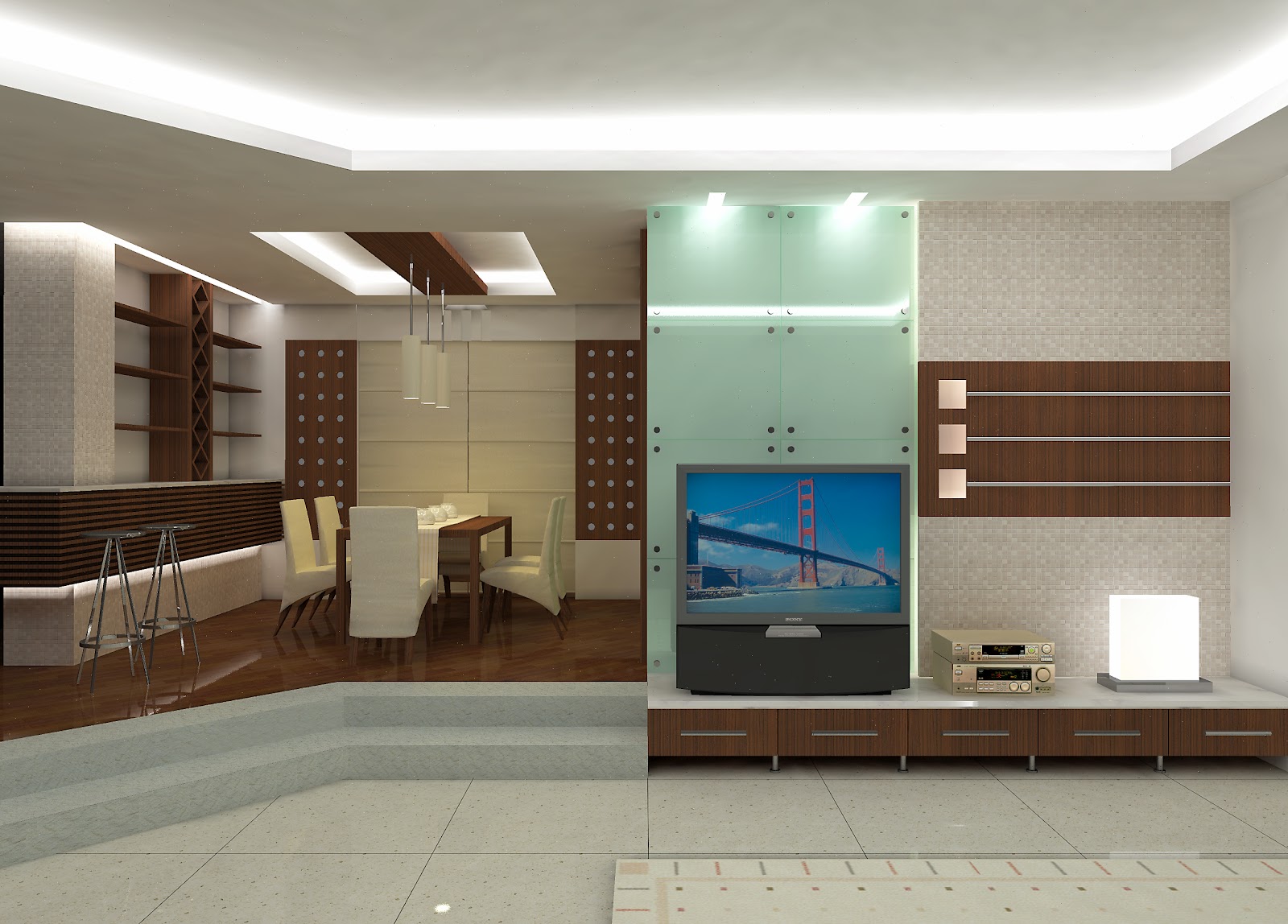 Dunia Kabinet Dapur Gambar gambar 3D Hiasan Dalaman Rumah