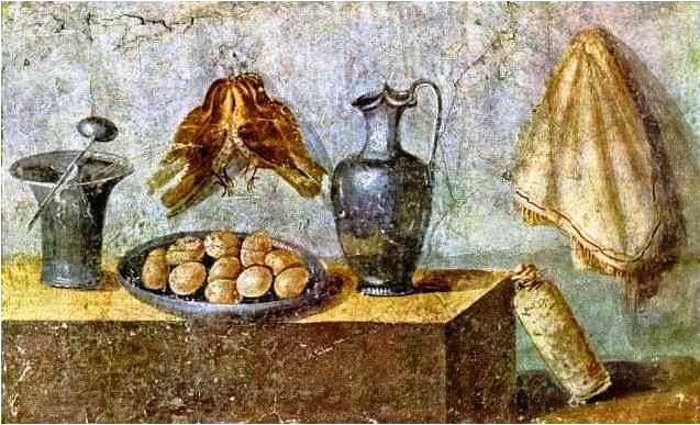 Fresco de la Casa de Julia Felix, Pompeya. Museo Arqueológico de Nápoles