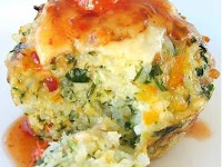 Rice and Vegetable Cake