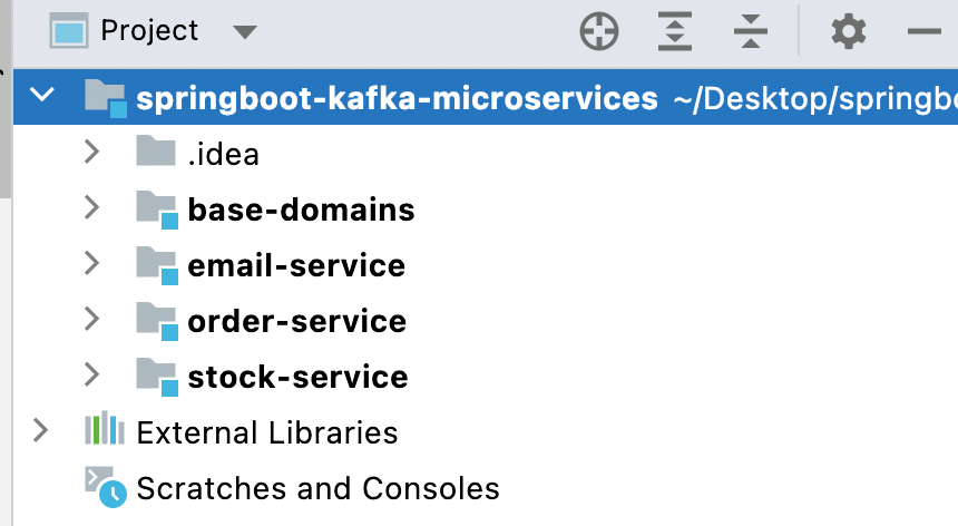 Import and Setup 4 Microservices in IntelliJ IDEA