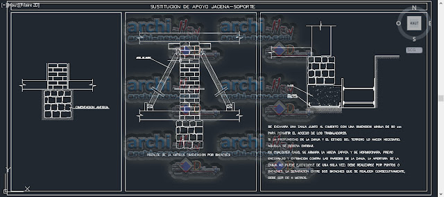 download-autocad-cad-dwg-file-structure-rehabilitation-substitution-girder-Support