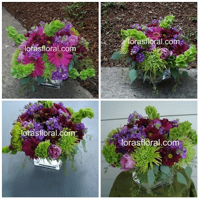 Purple Wedding Centerpiece Ideas on Purple And Green Centerpiece