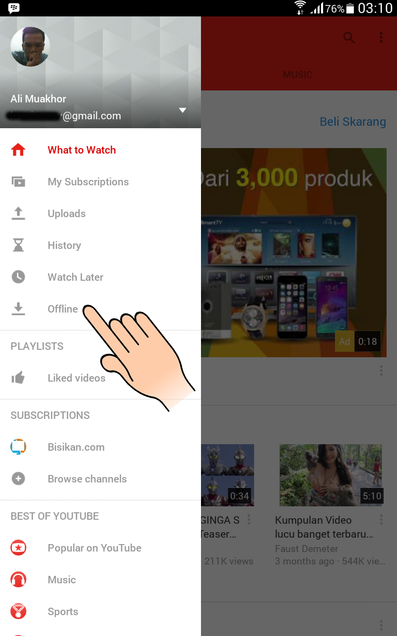 Cara Memutar Video YouTube Secara Offline  Android Indonesia