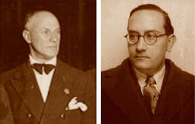 Los ajedrecistas Orestes Llorens Domènech y Dr. Josep Vallvè Piñol